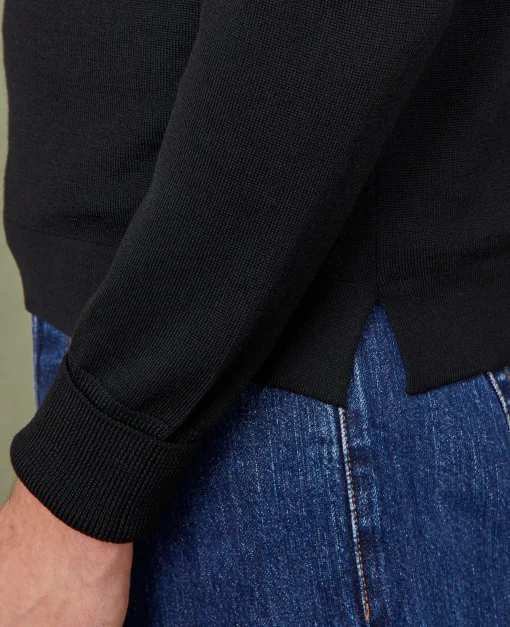 Pull col rond laine mérinos italienne