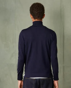Pull col roulé laine mérinos italienne