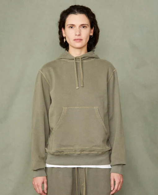 Sweatshirt a capuche coton organique