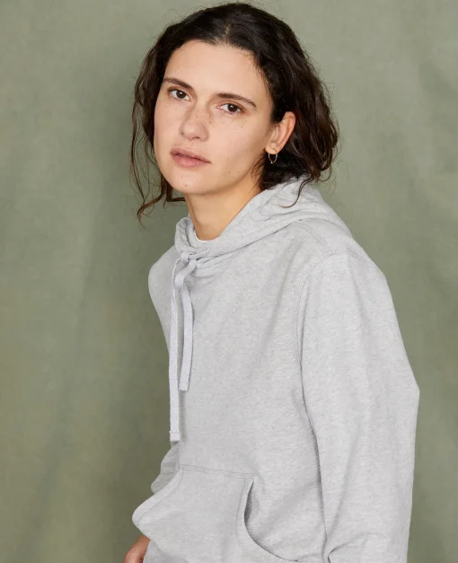 Sweatshirt a capuche coton organique