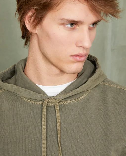 Sweatshirt a capuche coton organique