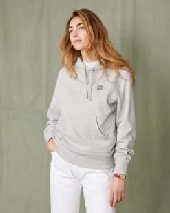 Sweatshirt a capuche molleton de coton organique