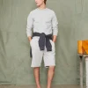 Sweatshirt col rond coton organique