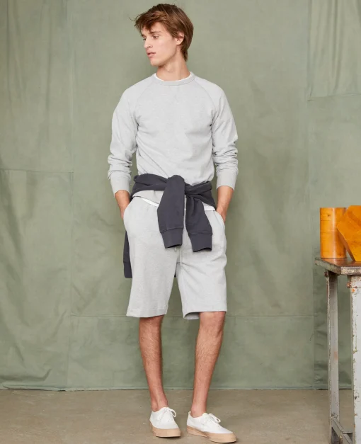 Sweatshirt col rond coton organique