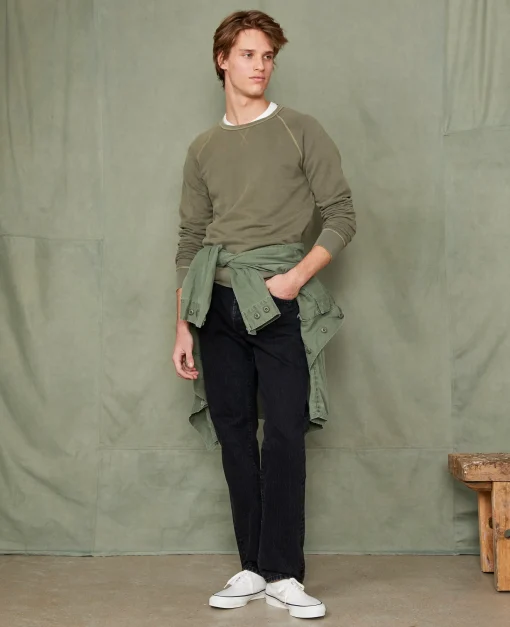 Sweatshirt col rond coton organique