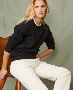 Sweatshirt col rond coton organique