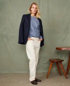 Sweatshirt col rond coton organique