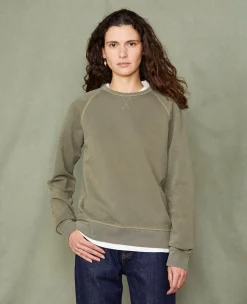 Sweatshirt col rond coton organique