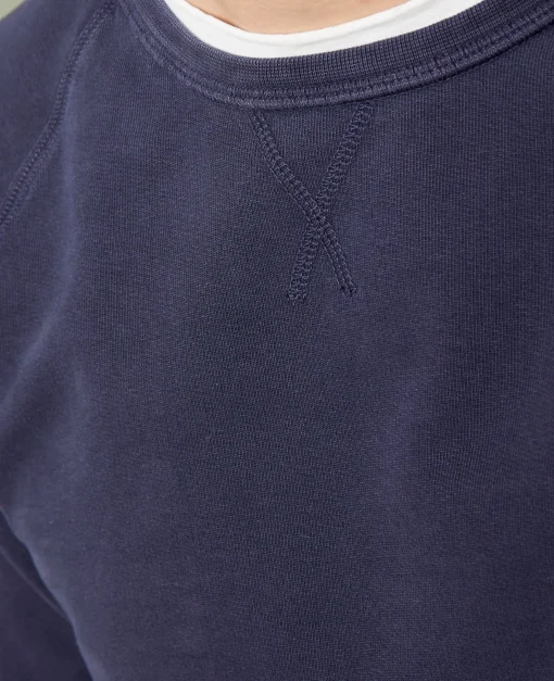Sweatshirt col rond coton organique