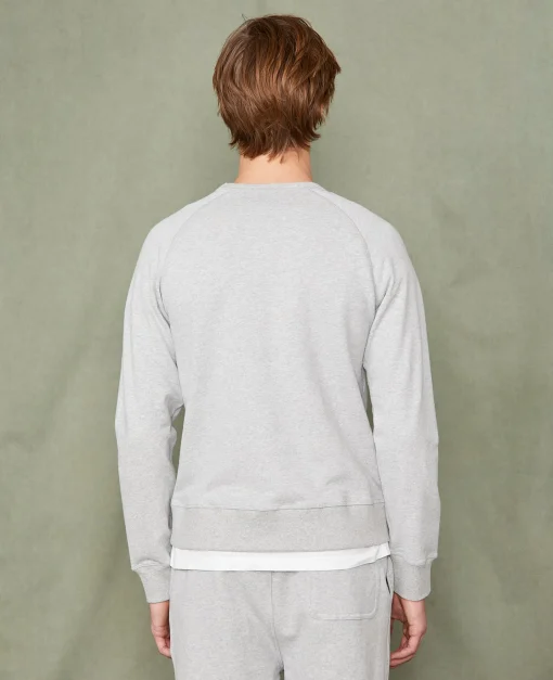 Sweatshirt col rond coton organique