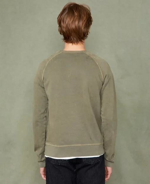 Sweatshirt col rond coton organique