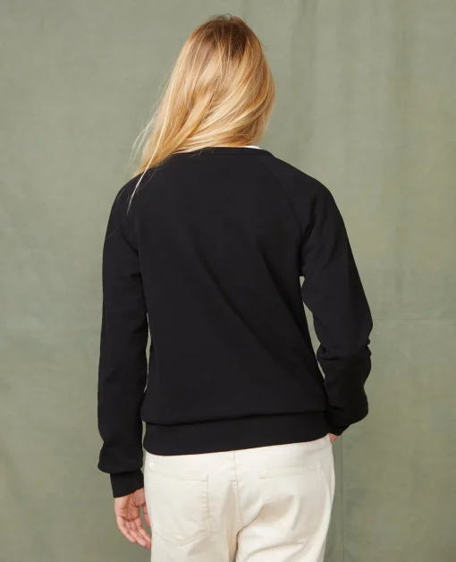 Sweatshirt col rond coton organique
