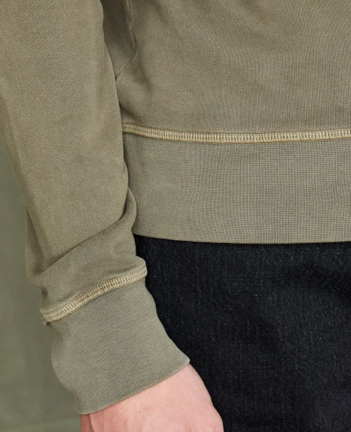 Sweatshirt col rond coton organique