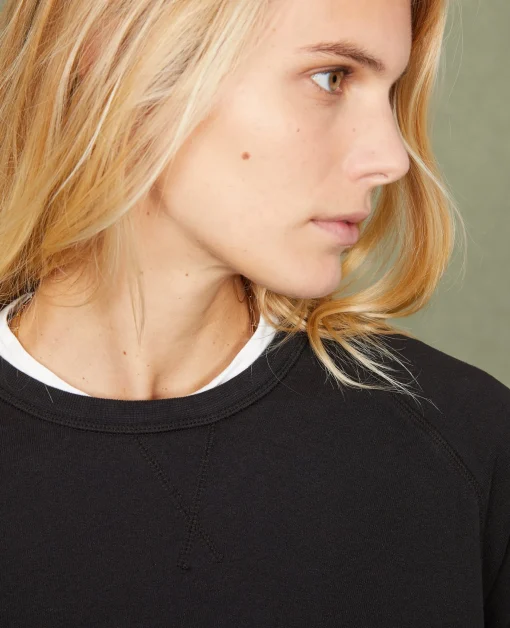 Sweatshirt col rond coton organique