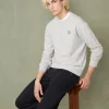 Sweatshirt col rond molleton de coton organique