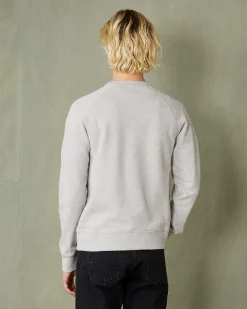 Sweatshirt col rond molleton de coton organique