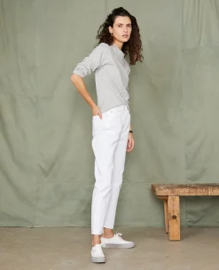 Tee-shirt manches longues coton recyclé et organique