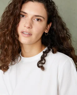 T-shirt col rond coton recyclé et organique