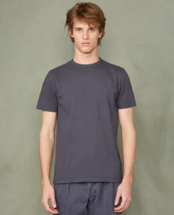T-shirt col rond coton recyclé et organique