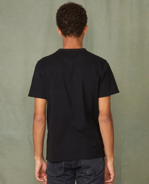 T-shirt col rond coton recyclé et organique