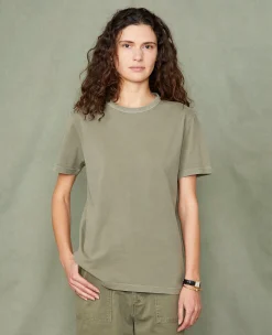 T-shirt col rond coton recyclé et organique
