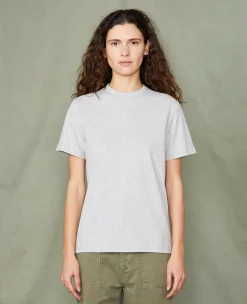 T-shirt col rond coton recyclé et organique