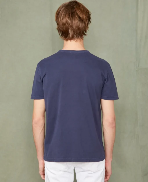 T-shirt col rond coton recyclé et organique