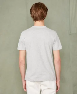 T-shirt col rond coton recyclé et organique