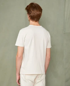 T-shirt col rond coton recyclé et organique