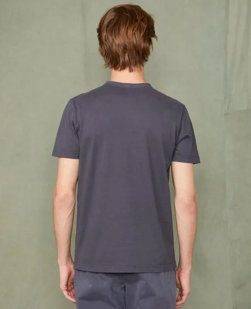 T-shirt col rond coton recyclé et organique