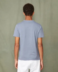 T-shirt col rond coton recyclé et organique