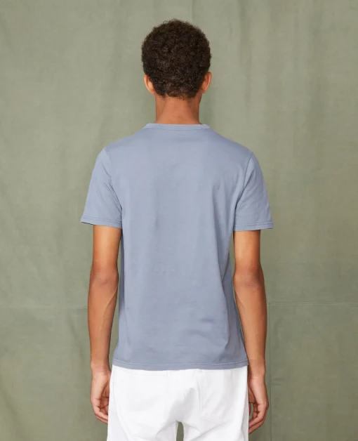 T-shirt col rond coton recyclé et organique