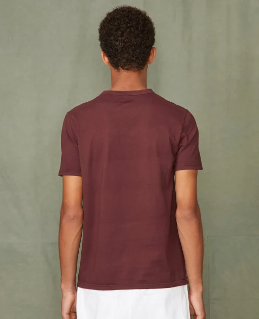 T-shirt col rond coton recyclé et organique