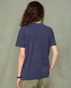 T-shirt col rond coton recyclé et organique