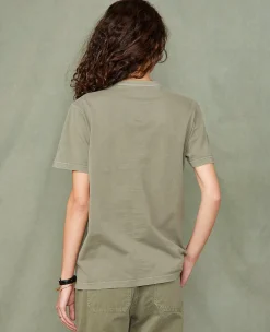 T-shirt col rond coton recyclé et organique