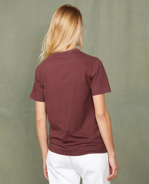 T-shirt col rond coton recyclé et organique