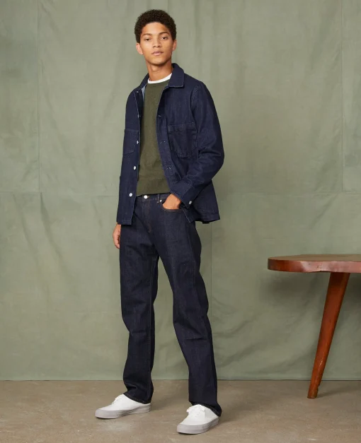 Veste chore denim selvedge japonais