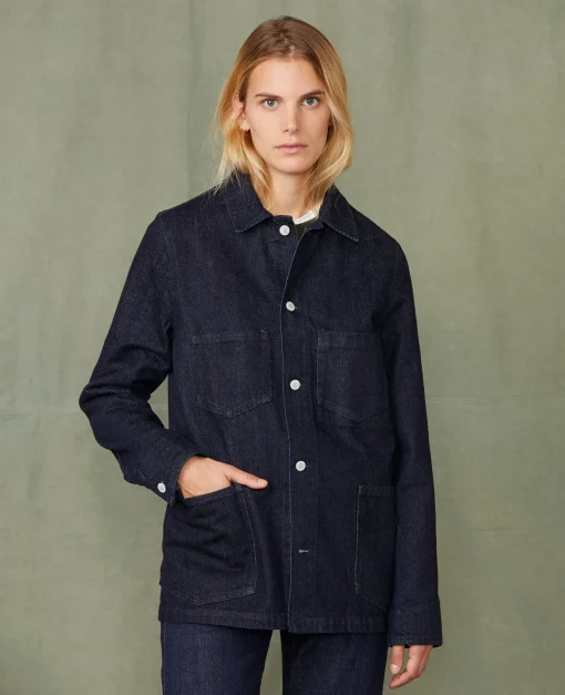 Veste chore denim selvedge japonais
