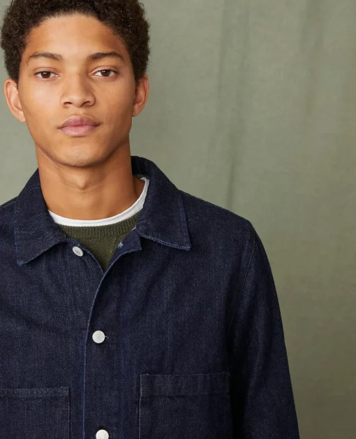 Veste chore denim selvedge japonais